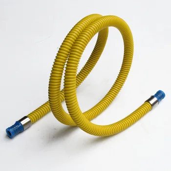 Vysoce kvalitní PVC Vlnitá Plynová hadice nevýbušné hadice pro plynový Sporák ohřívač Vody pro Domácnost tvarovky, Příslušenství