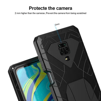 Pouzdro Pro Xiaomi Mi 9T Pro 9TPro Redmi Note 9s Note9s Těžké Hliníkové Heavy Duty ochranný Kryt Mobilní telefony, Příslušenství