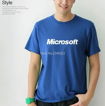 IT systémů Microsoft windows tričko klasický kulatý výstřih krátký rukáv T košile pro muže a ženy