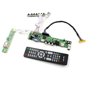 LCD TV na desce řadiče podporu, TV, AV, VGA, Audio, USB, HDMI-Kompatibilní pro 1440X900 N154C1-L02 B154PW01 V0 B154PW02 V2 N154C3-L02