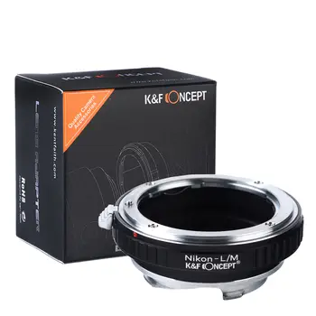 Doprava zdarma K&F Koncept Adaptér pro Nikon Mount Objektiv Leica M fotoaparátu M-P M240 M10 M9 M8 M7 M6 M5 M4 MP MD CL TECHART LM-EA7