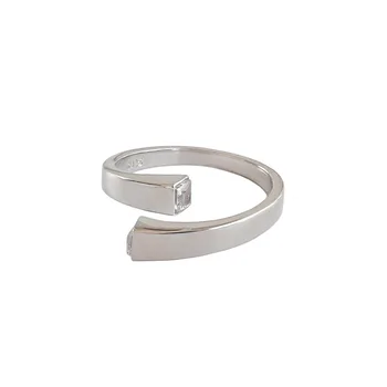 Real 925 mincovní stříbro zásnubní prsteny aneis feminino, módní micro zirkony dámský prsten zlaté barvy šperky bague