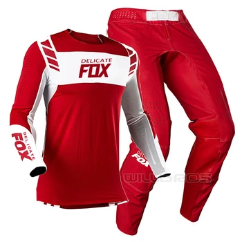 2021 JEMNÉ FOX Flexair Mach Jersey Pant Combo Motocross Motocykl Dirt Bike Jízda DH ATV UTV MTB Gear Set