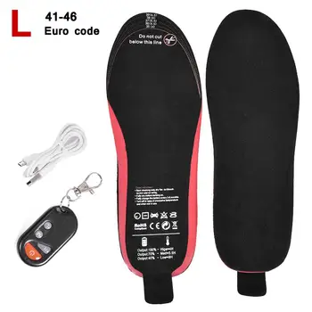 USB Vyhřívané Vložky do Bot s Dálkovým ovládáním Nohy v Teple Ponožky Pad Mat Elektricky Topení Vložky do bot Elektrické Topení Podložky