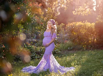 Krajkové Těhotenské Fotografie Rekvizity, Šaty Pro Těhotné Ženy Šaty Těhotenské Šaty Pro Focení Těhotenství Šaty