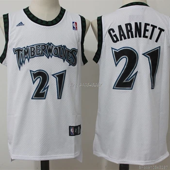 NBA Pánské Minnesota Timberwolves #21 Kevin Maurice Garnett Basketbalové Dresy #32 Anthony Měst Dresy