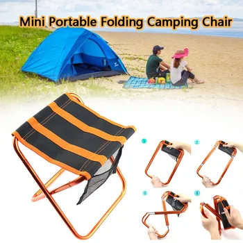Mini Přenosný Skládací Camping Židle Skládací Campingová Stolička Lehký Přenosný Sedadla pro Dospělé, Rybolov