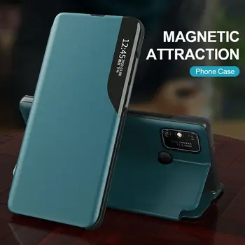 360 Magnetické Nárazuvzdorný Flip Telefon Pouzdro Pro Huawei Honor 9A 9C 9S 10i 10X Lite Měkké Zadní Kryt Na počest Faraónů 9A A9 C9 S9 Nárazník Brnění