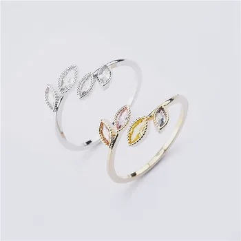 Prsteny Pro Ženy Ženy Šperky Příslušenství Svatební Svatební Zásnubní Slib, Dar, Nastavitelný 2020 Nový Design Gold Silver Barva