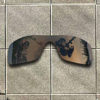Bronz Zlato Polarizované sluneční Brýle Náhradní Objektiv pro-Oakley Batwolf Rám UV Ochrana Dobré Kondici