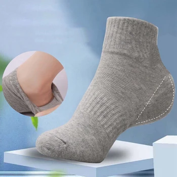 Neviditelné Silikonové Zvýšit Ponožky Vložky Pro Ženy Masážní Měkké Nohy Polštář Vnitřní Zvyšovat Pad Pata Podložky Ponožky Muži