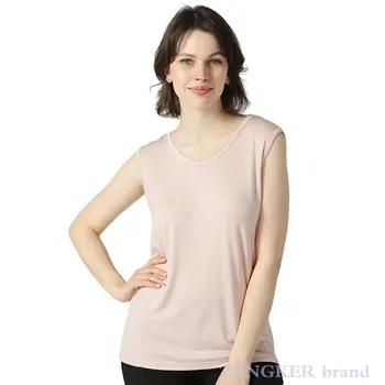 Nadrozměrné extra velké velikosti Modální široké ramenní vesta ženy stlačena košile plus velikosti 7XL 8XL plus velký vnitřní popruh tílko