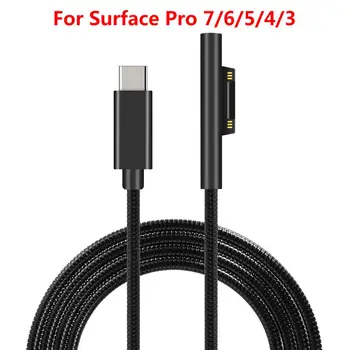Typ-C Nabíječka Pd Rychlé Nabíjení Kabel Pro Microsoft - Surface Pro 3 4 5 6 7