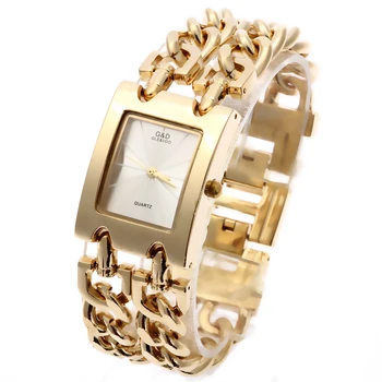 G&D Dámské Hodinky Luxusní Značky Zlaté Módní Ležérní Quartz Hodinky Dámské Šaty Hodinky Relogio Feminino Hodiny Reloj Mujer