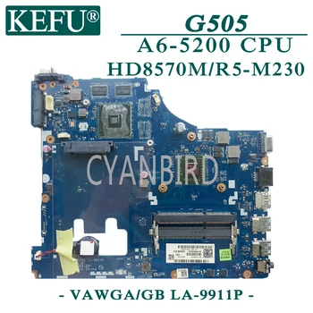 KEFU LA-9911P originální základní deska pro Lenovo G505 s A6-5200 HD8570M/R5-M230 Laptop základní desky