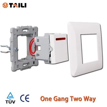 TAILI EU standardní gang dva způsob zeď vypínač světla přepínač TL0607
