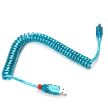 Vysoce Kvalitní Mini USB 2.0 Kabel Lindy Odolné Datové Linky 2 m 5 Pin Kroucený Kabel Jaře Kabel Pro Klávesnici