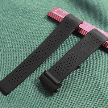 Zakřivené konce 22mm Sport Gumy Watchband Pro TAG HEUER CARRERA Aquaracer Měkké Černé Vodotěsné Hodinky Popruh
