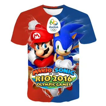 Poslední Harajuku Klasické Hry Super Mario Kid t shirt Muži/Ženy Super Smash Bros 3D tisk T-shirt Hip Hop tričko Streetwear Topy