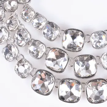 Vintage styl prohlášení velký krystal přívěsek ženy neckalces Starožitné Zlaté barvy řetěz náhrdelník náhrdelník pro ženy módní šperky