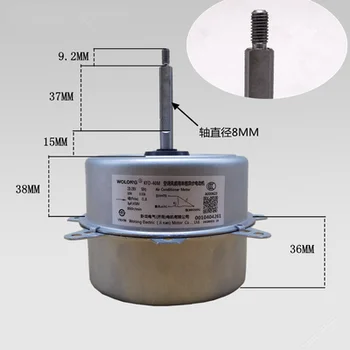 Původní klimatizace venkovní ventilátor motoru pro Haier KFD-40M KFD-40MT KFD-40M1 KFD-40 0010404261 klimatizace dílů motorů