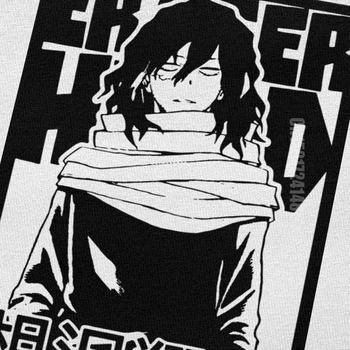 V Pohodě Manga Anime Boku Žádný Hrdina Academia Tričko Mužů Letní Aizawa Shota Tee Bavlna T Košile Japonský Styl Dárek Demon Slayer
