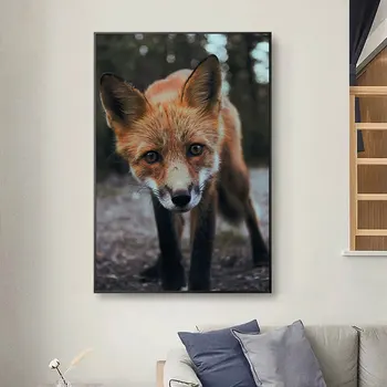 Fox Obrazy Zvířat Plátno Obraz Fox Plakáty a Tisky pro dětský Pokoj a Obývací Pokoj Dekor Home Dekorace Wall Art Cuadros