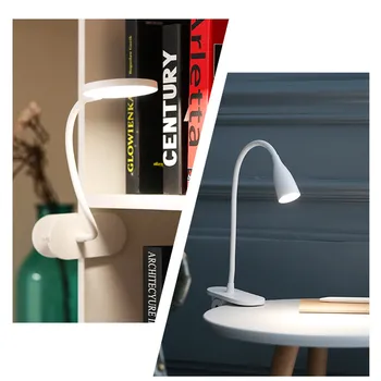 Yeelight Stolní lampa J1 pro Světlo, ochranu Očí Stolní Lampa USB Světlo klip Nastavitelné LED Svítilny Dobíjecí