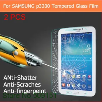 2 KS Premium 9H Tvrzené Sklo Pro Samsung Galaxy Tab 3 7.0 P3200 T210 T211 GT-P3200 SM-T210 Tvrzeného Ochranný film Obrazovky