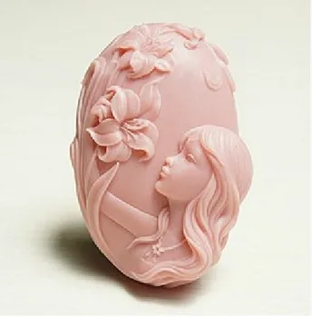 Oválný Tvar Mýdlo Formy Řemeslné Pohádky Anděl 3d silikonové mýdlo formy DIY květinové formy