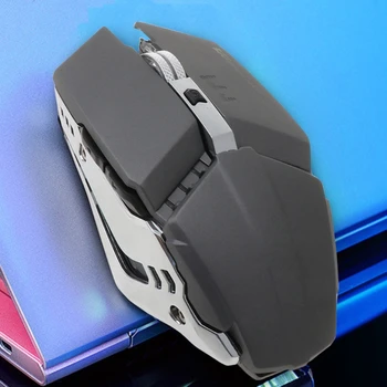 2.4 GHz Bezdrátový USB Dobíjecí Mechanická Herní Myš Tichá Optická Myš