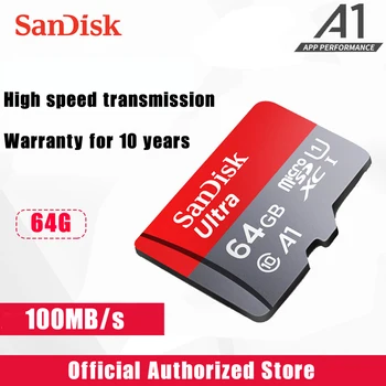 Sandisk micro sd kartu 16 gb 32 gb 64 gb 256gb cartao de memoria carte TF karty 128g 200 GB class10 paměťové karty pro samrtphone a PC