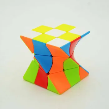 Fanxin 3x3 Torzní Magic Cube Coloful Zkroucené Cube Puzzle Hračka Stickerless Puzzle Vzdělávací Hračky Pro Děti