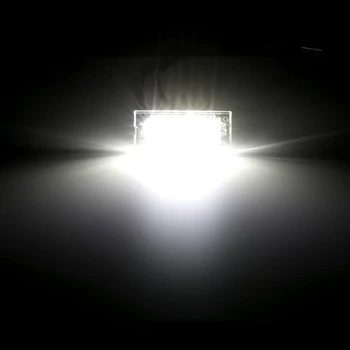 Dvojice Bílé LED Číslo spz Světlo, Lampa 18 LED 12V Pro BMW E53 X5, 1999-2003 E83 X3 2003-2010 Pronájem Světlo Příslušenství