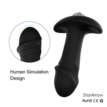 2 in1 Anální Vibrační Butt Tail Plug Kit Dospělý Sex Hračky Pro Muže A Ženy Silikonové Prostaty Masér Vibrátor, Stimulátor Dildo