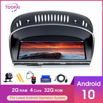 TOOPAI Multimediální Android 10 Pro BMW E60 E61 E62 E63 E90 E91 E92 E93 M3 M5 Auto Rádio GPS Navigace Auto Přehrávač