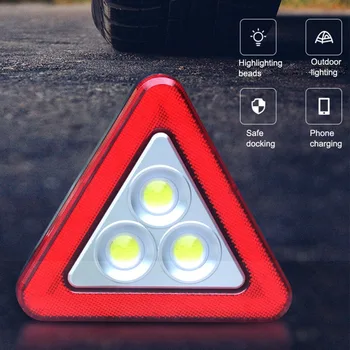 Multi-funkce S LED Světla výstražný Trojúhelník Varovné Příznaky Varovné Rám Reflektory auto výstražné světlo