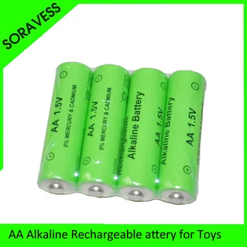 Soravess 4ks/lot AA Baterie 3000mah 1,5 V Alkalické aa dobíjecí baterie pro Dálkové Ovládání Hračka světlo, Baterie doprava zdarma