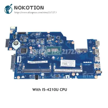 NOKOTION Pro Acer aspire E5-531 E5-571 E5-571P Notebooku základní Deska Z5WAH LA-B161P NBML811004 HLAVNÍ DESKA SR1EF I5-4210U CPU