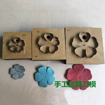 Nové Japonské Oceli, Čepel DIY kůže řemeslo pět okvětní lístek květiny zemřít řezací nůž plísně dřevěné zemřít rukou punč nástroj