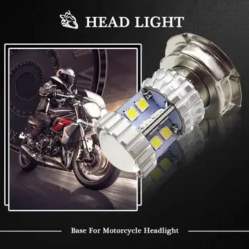 2ks Motocykl Motorky P26S 3030 20 SMD LED Světlomet Světlomet pro Skútr Moped Bílá 8W LED 10-30V Bez Polarity 600 lumenů