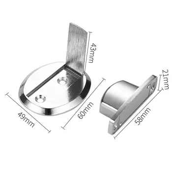 Silné Magnetické Dveře Zátkou Zarážka Stěna Podlaha Držák Z Nerezové Oceli Bezpečnostní Dveře Zátkou Držitel Home Hardware