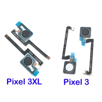 Tlačítko domů Snímač Otisků prstů Tlačítko Flex Kabel Stuha Pro Google Pixel 3 / 3XL Opravy Dílů
