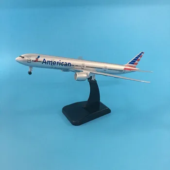 20CM American Airlines Boeing 777 Letadlo model Spojených Států B777 model Letadla 16CM Slitiny Kov Diecast model Letadla Hračka