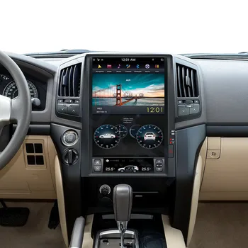 Auto Multimediální Android 8.1 Tesla styl 16 palcový Auto GPS pro TOYOTA LAND CRUISER LC200 2008-PLUS Video Přehrávač, Auto GPS Tracker