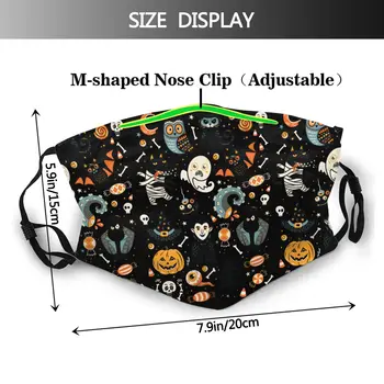 Měsíc Dítě Ústa Tváře Masky Halloween Maska s 2 Filtry Kawai pro Dospělé Pěkná Maska