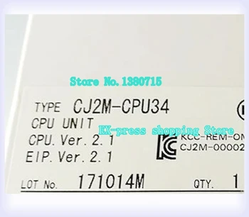 Nové Originální CJ2M-CPU34 PLC CPU EtherNet/IP 30K Kroky