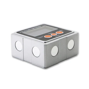 SHAHE Kovové Dual-osy Digitální Sklonoměr Úhloměr Digitální Angle Finder Bevel Box s 3-boční Magnet Základna S Podsvícením