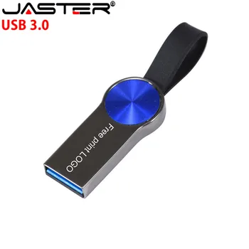 JASTER USB 3.0 Flash Disky Módní High Speed 32GB 64GB 128GB Kovové Vodotěsné Usb Stick Pen Drive doprava Zdarma, zákaznické logo