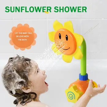 Baby Funny Vodní Zápas Vana Hračky Koupací Vanu Slunečnice Sprcha Kohoutek Sprej Vody Plavání Koupelna Vana Hračky Pro Děti